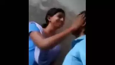 Nude desi girl’s college romance with her BF