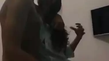 Desi couple romance in room