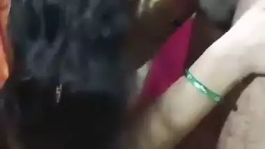 Madurai lady gives a Tamil blowjob to her brother in law
