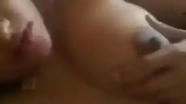 Desi couple sucking boob
