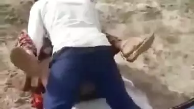 Rajasthani woman banged by two men in open field