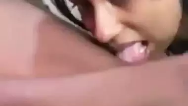 Bihari girl gives a quick desi blowjob to her stepbrother