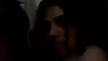 Desi couple enjoying blowjob sex at night