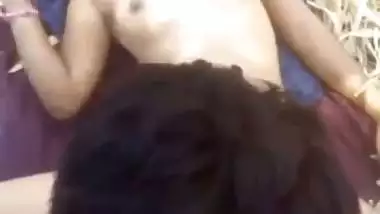 Guy enjoys outdoor Nepali sex with 18 year old GF