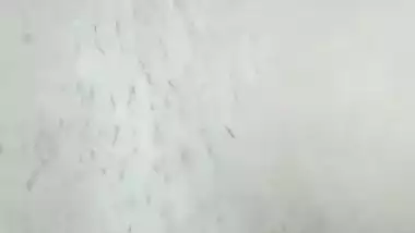 Desi XXX chick showing her boobs and shaved pussy on selfie cam