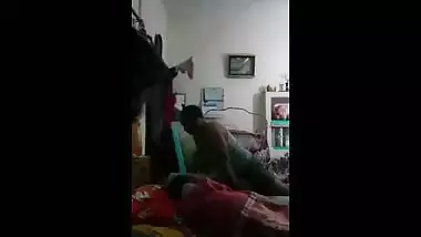 College girl receives fucked by landlord infront of her roommate